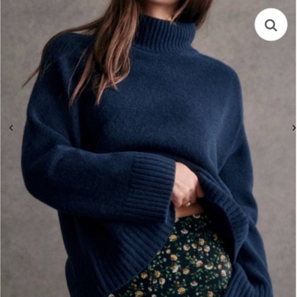 Sézane NWT Lauren navy
